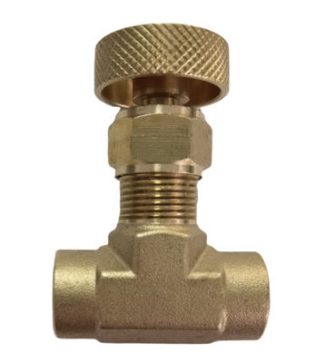 3/8" NPT Brass Needle Valve Female Connect Water Pipes