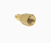 1/4&quot; FNPT Highflowpro Brass Pipe Fitting Brass Air Plug Fitting V Style