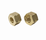 Solid Brass Hex Nut Hexagon Full Locking For Bolts 1/2''