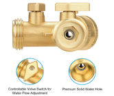 ANSI CNC Brass Y Valve For Lawn Irrigation Watering