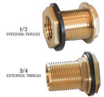 1/2&quot; Female 3/4&quot; Male GHT Brass Compression Fitting With Rubber Ring