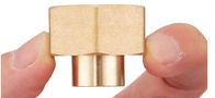 Brass Threaded Hose Connector , 1/4&quot; NPT To 3/4 Inch Female GHT Garden Hose Pipe Fitting