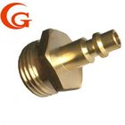 CNC Brass Blow Out Plug Lead Free Brass Copper Pipe Fittings Blowout Adapter