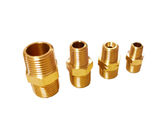1/2 NPT Male Equal Brass Tube Fitting Brass Hex Adapter