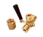 Brass 3 Way Cock Valve With 1/2' Bsp Inside And Outside Threads
