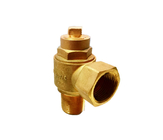 Brass Ferrule Cock Valve Male And Female Thread Brass Fitting