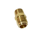 Brass Couples Half Union Gas Adapter 3/8 Flare X 3/8 NPT Male Pipe Connector