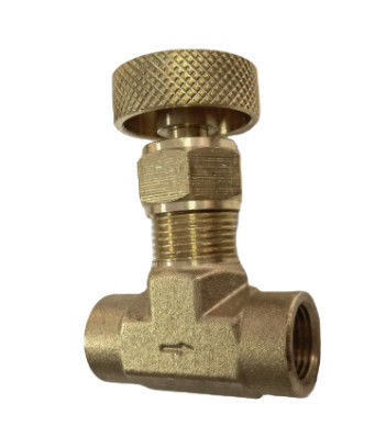 3/8" NPT Brass Needle Valve Female Connect Water Pipes