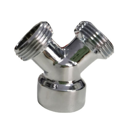 3/4 Inch Lead Free Brass Y Valve With Nickel Plating