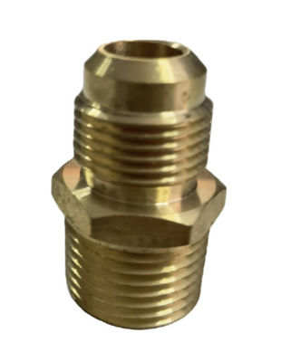 1/2" Flare X 1/2" Male Brass Pipe Fitting Lead Free Brass