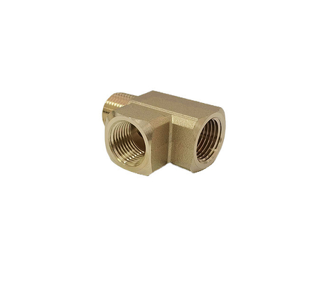 CNC Brass 90 Degree Elbow 3/8 NPT Male 3/8&quot; NPT Female