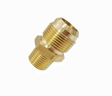 3/4 NPT  X  3/4 Flare Brass Male Hex Nipple Pipe Fitting