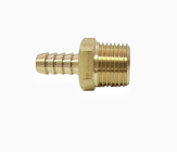 Solid Brass Pipe Air Hose End Fittings 1/4&quot; Barb X 1/2&quot; NPT Male Thread