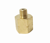 CNC Threaded Brass Pipe Fitting FNPT X MNPT 3/8&quot; X 3/8&quot; Size