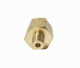 CNC Threaded Brass Pipe Fitting FNPT X MNPT 3/8&quot; X 3/8&quot; Size