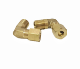 Brass 90 Degree Elbow Fitting Compression 1/4x1/4 NPT
