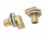 1/2'' Lead Free Brass 90 Degree Elbow With Wide Flange Brass Tap Back Nuts