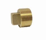 Square Head 1/2Inch NPT Brass Male Plug Fittings For Boat OEM Services