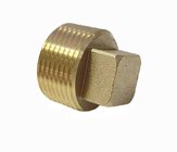Square Head 1/2Inch NPT Brass Male Plug Fittings For Boat OEM Services