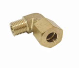 Brass Compression Tube Pipe Fitting 90 Degree Elbow Adapter OD X 1/4&quot; NPT Male