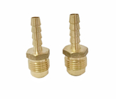 1/4 X 3/8 Hose Barb To Male Flare Adapter Brass Fitting