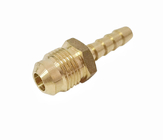 1/4 X 3/8 Hose Barb To Male Flare Adapter Brass Fitting