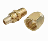 Corrosion Proof Brass Hose End Connector For 1/4 Inch ID Polyurethane Air Hose