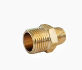 1/2 Male NPT *3/8Male Npt Equal Brass Pipe Fitting Brass Hex Nipples