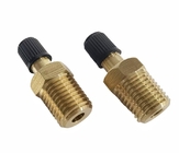 ISO9001 Brass Schrader Valve Fitting With 1/8&quot; Male NPT 1/8&quot; NPT Tank Valve
