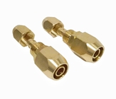 Solid Brass Hose End Repair Fitting 1/4 ID And 3/8 ID NPT