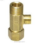 CNC Lead Free Brass Tee Valve , 3/8&quot; X 3/8&quot; X 1/4&quot; Angle Stop Tee