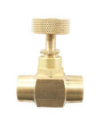 600 Psi 1/4in NPT Female Brass Needle Valve For Water