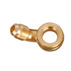 90Degree 3 AN Male Flare Dia10.2mm Brass Tube Fitting
