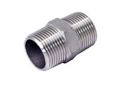 316 Stainless Steel Hex Nipples , 1/2&quot; X 1/2&quot; NPT Male Nipple