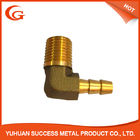 ANSI Hose Barb X NPT Male Brass Elbow For Fuel Pipe