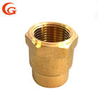 JIS CNC Lead Free Brass Fittings Hexagonal Connection OEM Services