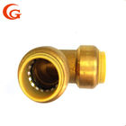 90degree Push To Connect Pex Copper CPVC Brass Tee Fitting