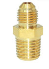 ANSI Half Union 1/4&quot; Flare X 7/16&quot; Male Brass Tube Fitting