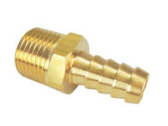 3/8&quot; NPT Male X 3/8&quot; Barb Brass Hose Adapter , 150 PSI WOG Brass Hose Fitting