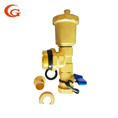 Water Separator 2 Inch Gas Ball Valve , OEM CNC Brass Air Release Valve