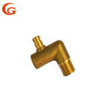 OEM 90 Degree Hose Barb Elbow , Male Forged 1 2 Inch Brass 90 Degree Elbow
