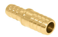 1/2&quot; To 3/8&quot; ID Brass Hose Barb Reducer , CNC Barb Fitting Reducer