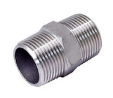 Forged 316 Stainless Steel Pipe Fitting 3/4&quot; NPT Male X 3/4&quot; NPT Male
