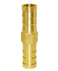 5/16&quot; ID Brass Hose Barb , ANSI Hex Union Fitting For Water