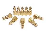 1/4 Inch NPT Quick Connect Air Fitting , Brass Female air Coupler Plug