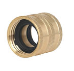 3/4 Inch Garden Water Hose Double Female Swivel Brass Adapter GHT Thread Connector Fitting