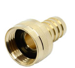 1/2&quot; Barb 3/4&quot; Female GHT Brass Hose Fittings For Faucets