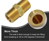 ANSI Coupler Adapter Brass Hose Fitting 1/4&quot; NPT Male Thread