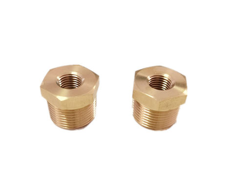 NPT Threaded Brass Hex Bushing 3/4 Male *3/8 Female