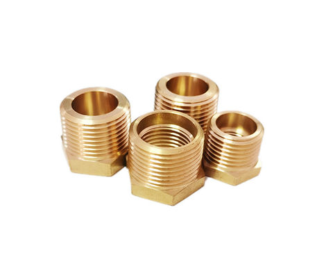 NPT Threaded Brass Hex Bushing 3/4 Male *3/8 Female